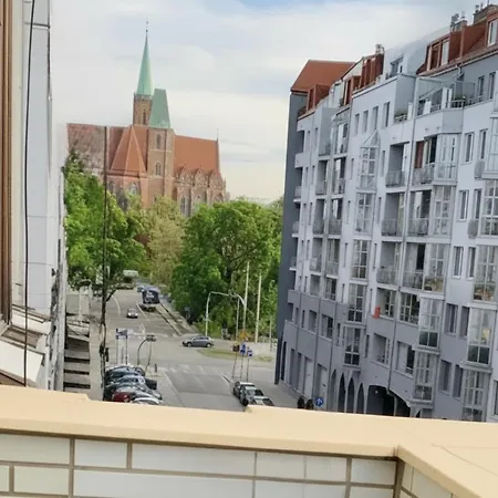 Przytulne Z Balkonem Przy Ostrowie Tumskim Apartment Wroclaw